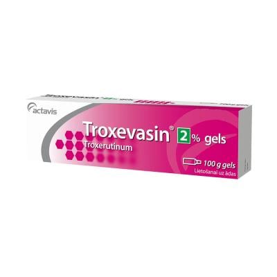 TROXEVASIN 2% gels 100 g   