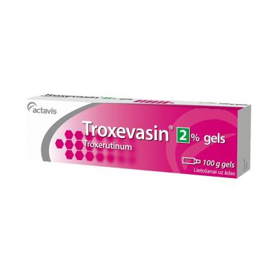 TROXEVASIN 2% gels 100 g   