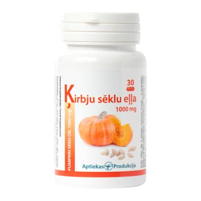 AP Ķirbju sēklu eļļa kapsulas N30