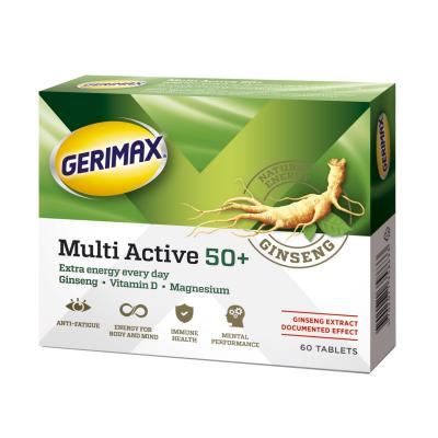 GERIMAX MULTI ACTIVE 50+ tabletes N60