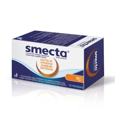 SMECTA 3 g pulveris ar apelsīnu garšu N10  