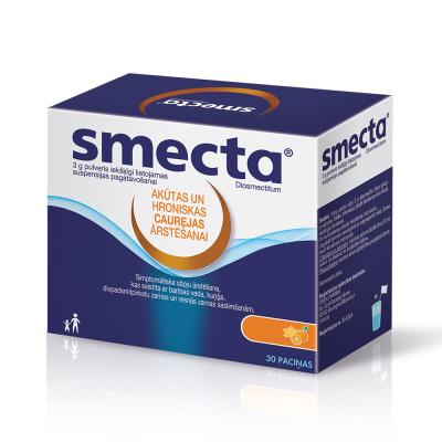 SMECTA 3 g pulveris ar apelsīnu garšu N30  