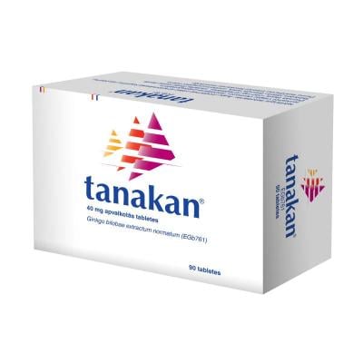 TANAKAN 40mg apvalkotās tabletes N90