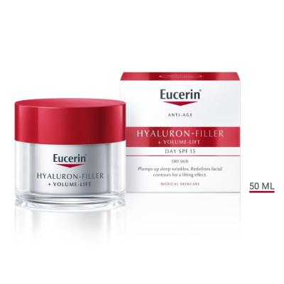 EUCERIN Hyaluron Filler Volume dienas krēms sausai ādai 50 ml
