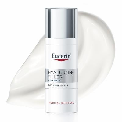 EUCERIN Hyaluron-Filler +3x Effect dienas krēms ar SPF 15 normālai un kombinētai ādai 50 ml