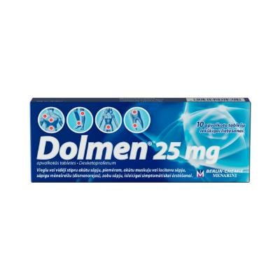 DOLMEN 25 mg tabletes N10   