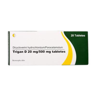 Trigan D 20 mg/500 mg tabletes N20