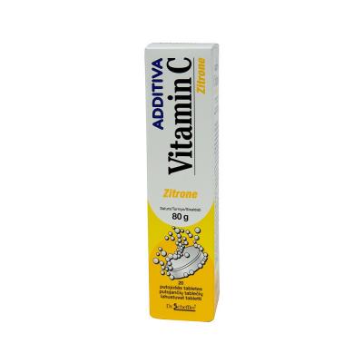 ADDITIVA Vitamin C Zitrone 1000mg C vitamīns N20