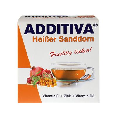 ADDITIVA ®Heiβer Sanddorn Vitamin C + Zink + Vitamin D3 pulveris N10