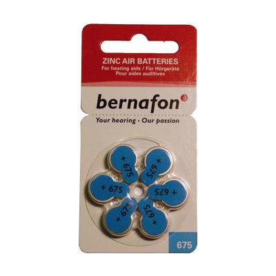 BERNAFON dzirdes aparātu baterija Nr.675 N6