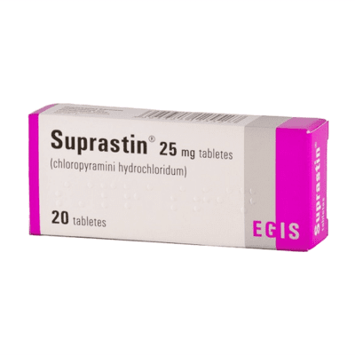 Suprastin 25 mg tabletes N20