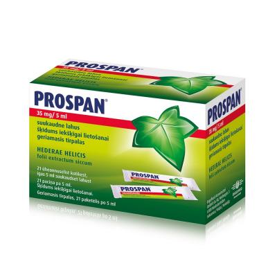 Prospan 35 mg/5ml šķīdums iekšķīgai lietošanai 5 ml N21