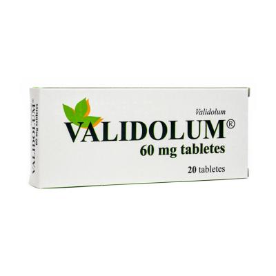 Validolum 60mg tabletes N20
