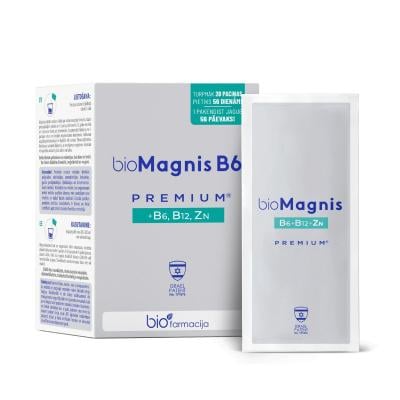 BIOMAGNIS B6 Premium pulveris N28