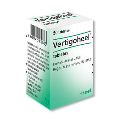 VERTIGOHEEL tabletes N50