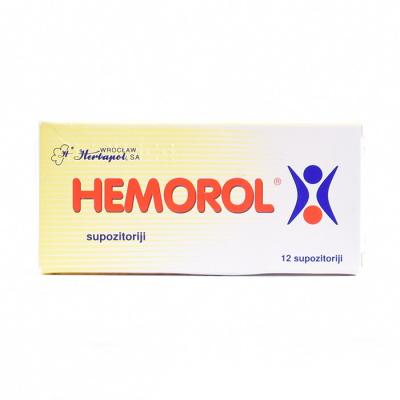 HEMOROL supozitоriji N12