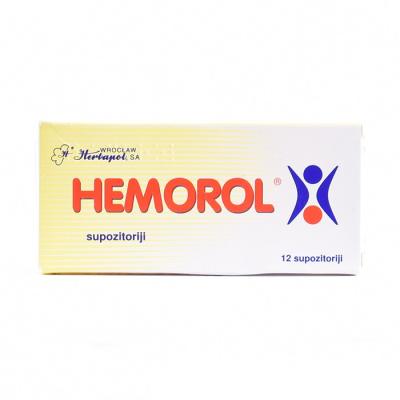HEMOROL supozitоriji N12