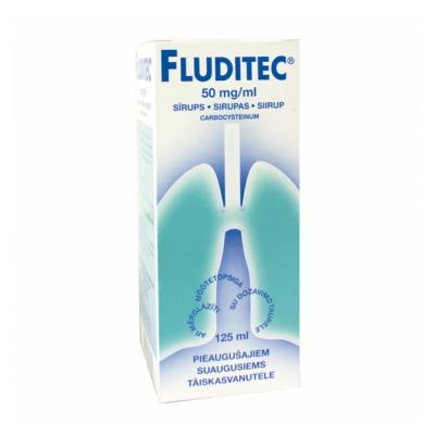 FLUDITEC 50mg/ml sīrups 125 ml  