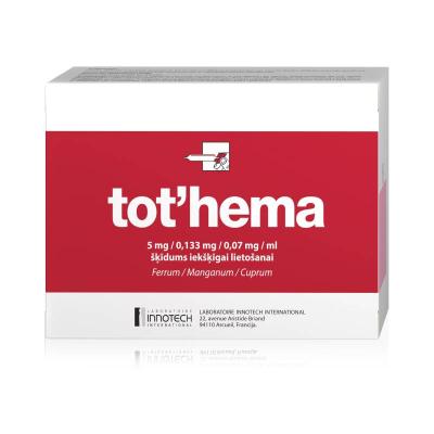 TOT'HEMA 5 mg/0,133 mg/0,07 mg/ml šķīdums iekšķīgai lietošanai N20