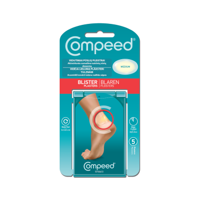 COMPEED vidēja lieluma plāksteri tulznām N5