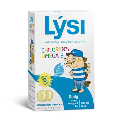 LYSI Omega-3 Kids kapsulas N60