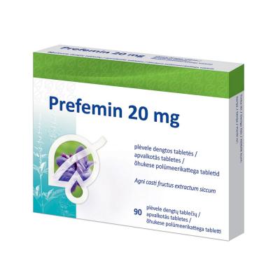 Prefemin 20 mg apvalkotās tabletes N90
