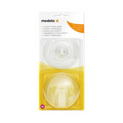 Medela Contact™ silikona krūšu galu aizsargi N2 M izm.  ar plastmasas uzglabāšanas trauciņu