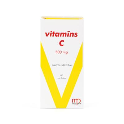 MEDPRO C vitamīns 500mg tabletes N60 