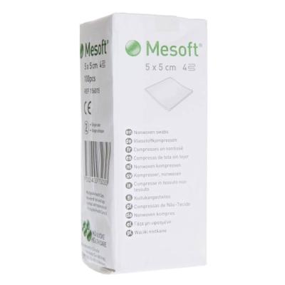 MESOFT salvetes nesterilas 5x5cm 100 gb.