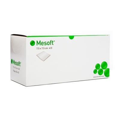 Salvetes MESOFT neaustas, sterilas 7,5x7,5cm 150 gab.