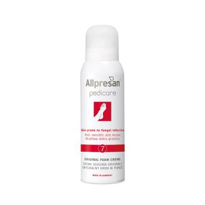Allpresan 7 putas-krēms ar fungicīdu darbību kāju ādai 125 ml