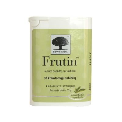 NEW NORDIC Frutin košļājamā tablete N30