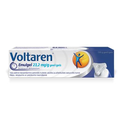 Voltaren Emulgel 23,2 mg/g gels 150 g