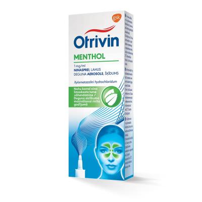 Otrivin Menthol 1 mg/ml deguna aerosols, šķīdums, 10 ml N1