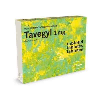 Tavegyl 1 mg tabletes N20