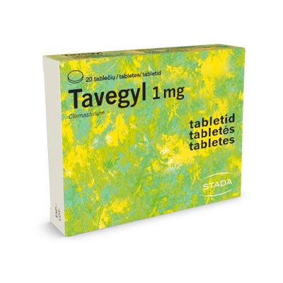 TAVEGYL 1 mg tabletes N20