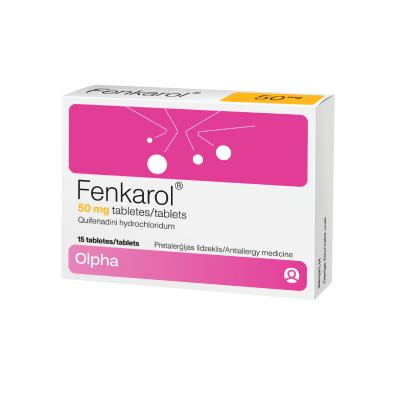 FENKAROL 50mg tabletes N15