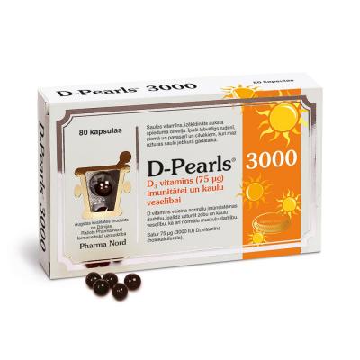 D-Pearls 3000 kapsulas N80