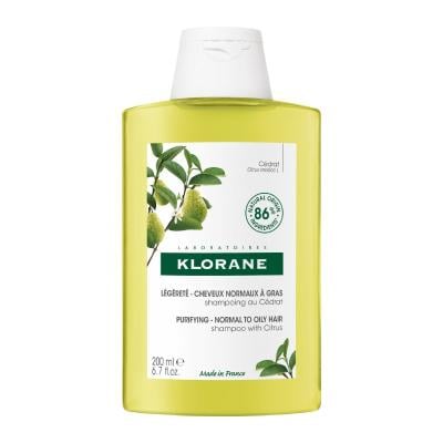 KLORANE šampūns ar citrusa augļu mīkstumu 200 ml