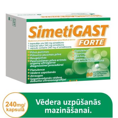 SIMETIGAST Forte 240mg mīkstās kapsulas N60