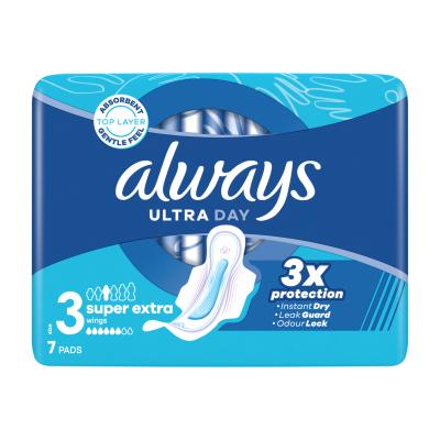 ALWAYS Ultra Day Super Extra higiēniskās paketes N7