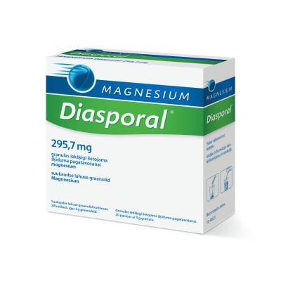MAGNESIUM Diasporal 295,7 mg granulas N20