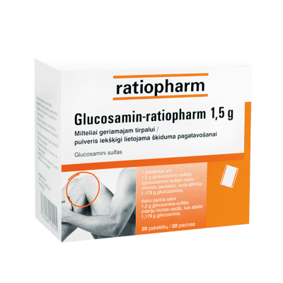 GLUCOSAMIN-ratiopharm 1,5 g  pulveris N20   