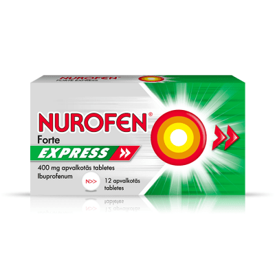 NUROFEN Forte Express apvalkotās tabletes 400 mg N12