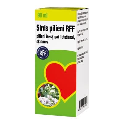 Sirds pilieni RFF pilieni iekšķīgai lietošanai 90 ml