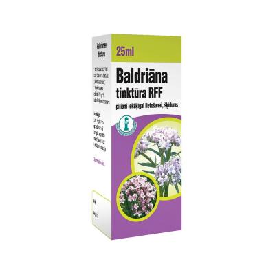 Baldriāna tinktūra RFF pilieni iekšķīgai lietošanai 25 ml