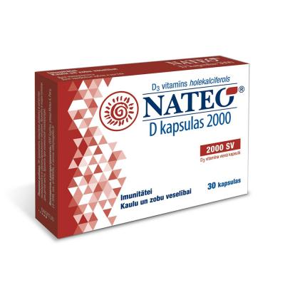 NATEO D kapsulas 2000SV N30