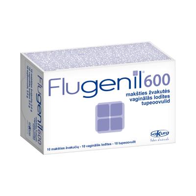 FLUGENIL 600 mg vaginālās lodītes N10