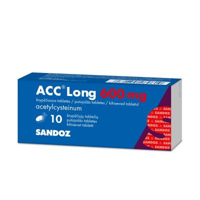 ACC Long 600 mg putojošās tabletes N10