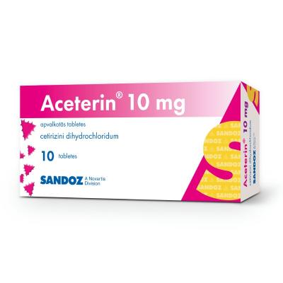ACETERIN 10mg apvalkotās tabletes N10